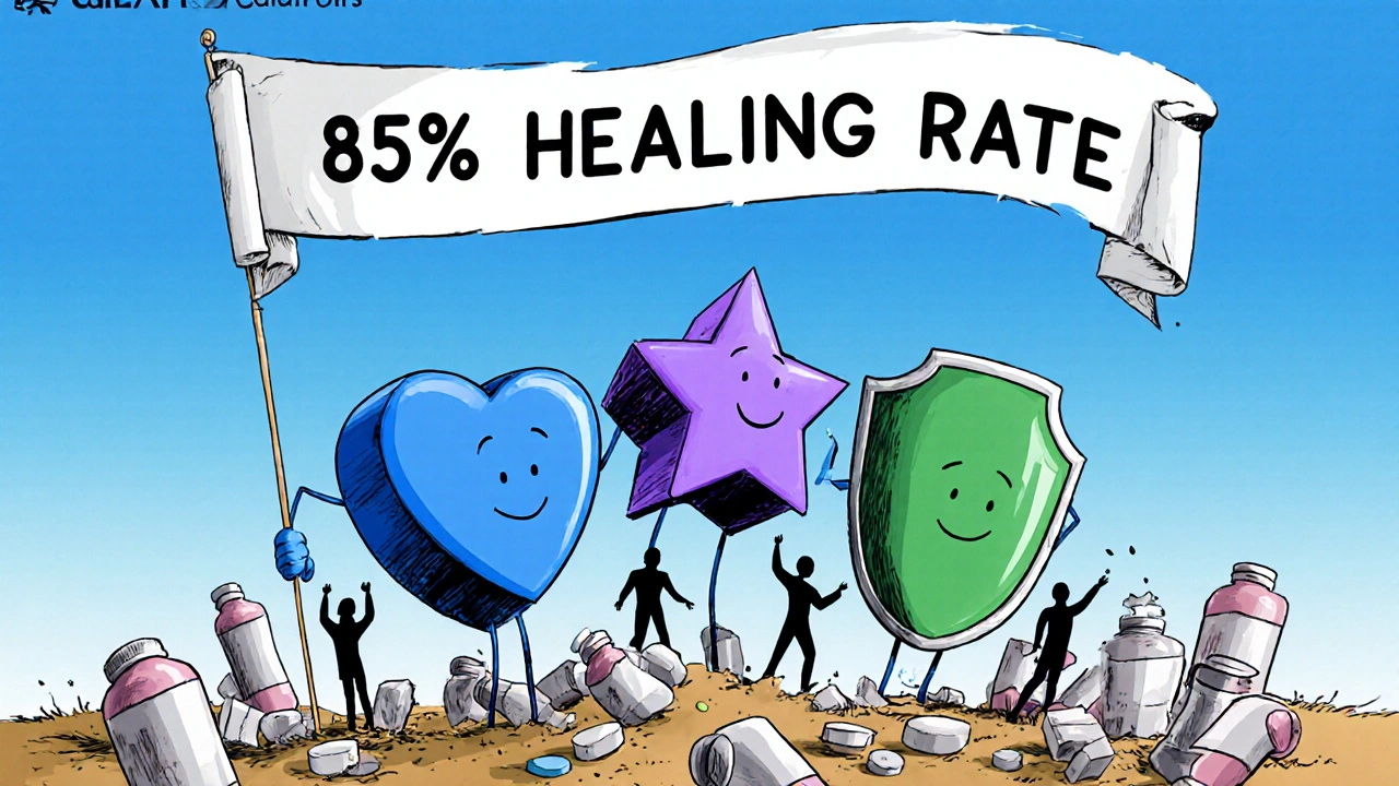 Drei mutige Pillen besiegen gebrochene Ethionamide-Flaschen, während Patienten wieder Farbe und Energie gewinnen.