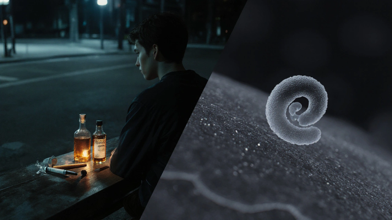 Syphilis und Substanzmissbrauch: Beziehung, Risiken & Prävention