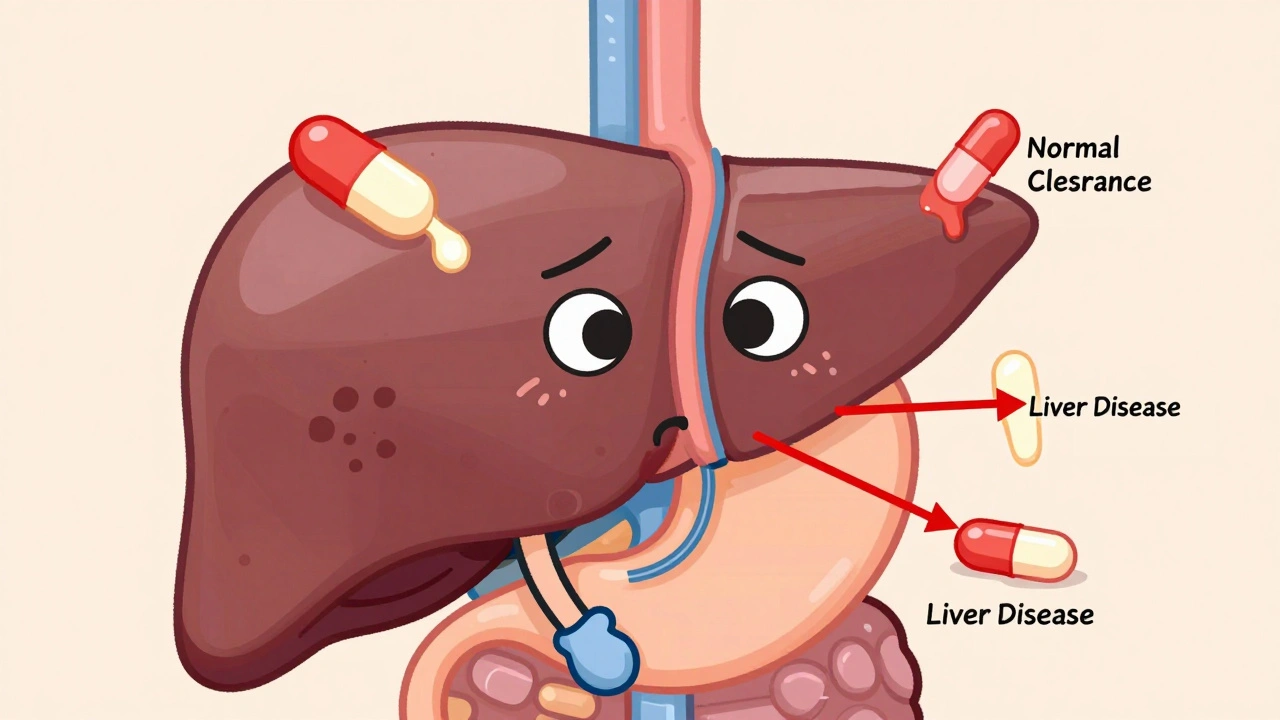 Lebererkrankungen und Arzneimittelmetabolismus: Reduzierte Clearance-Effekte