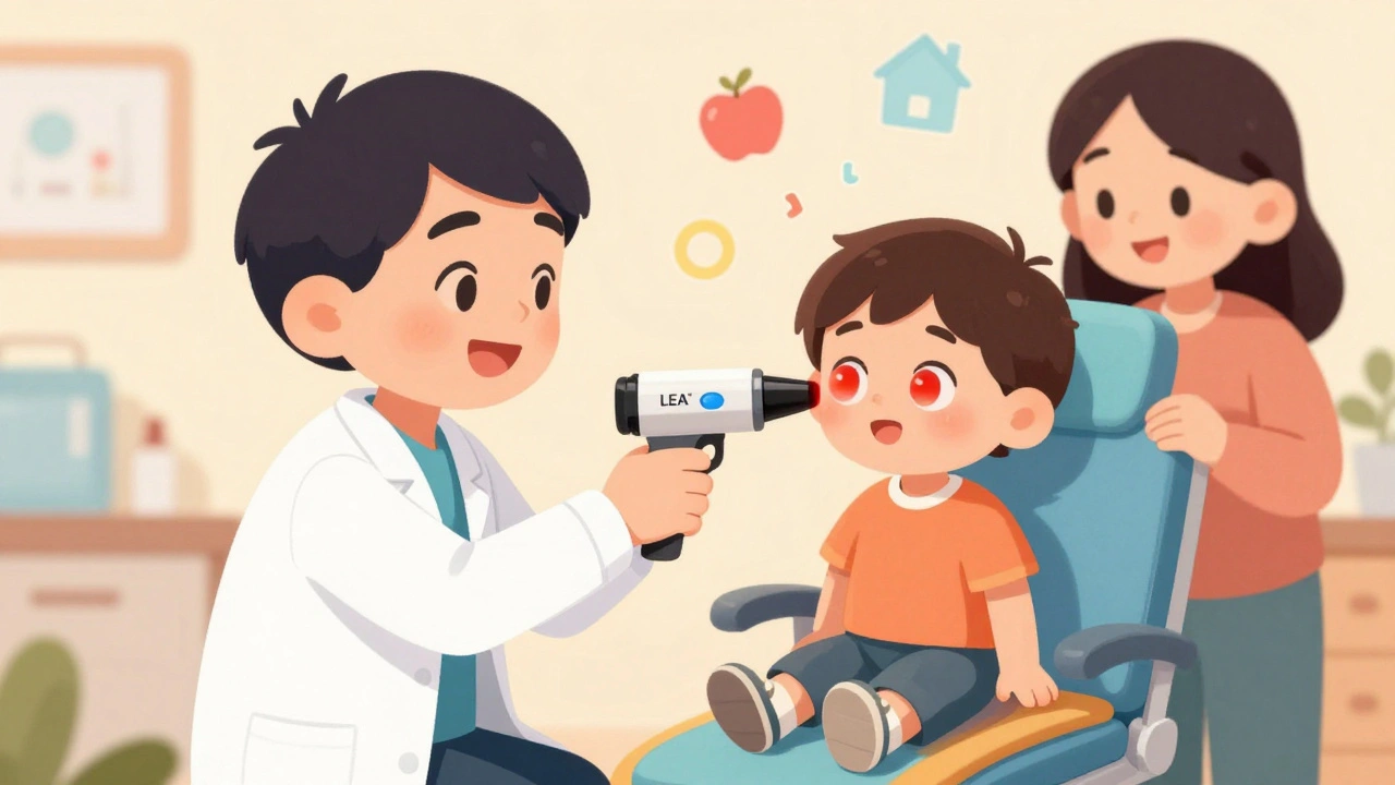 Pediatrische Sehscreening: Früherkennung und Überweisung