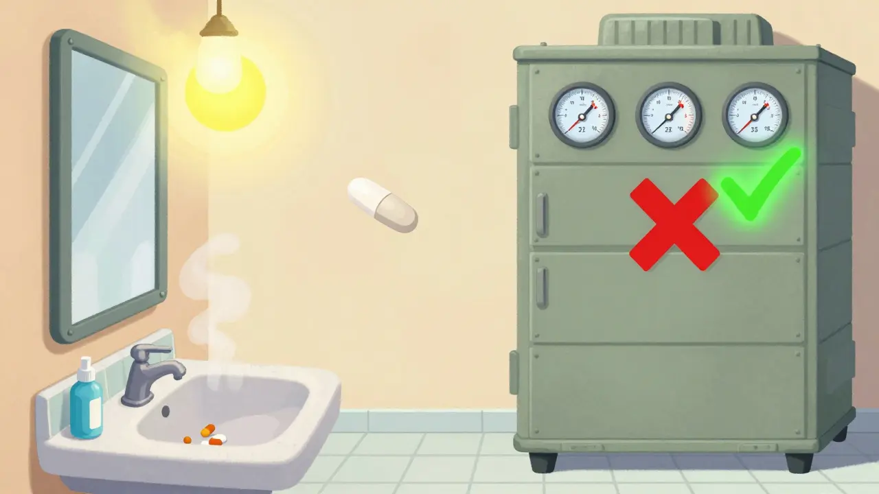 Vergleich: Perfekte Lagerung im Militär vs. ungeeignete Aufbewahrung zu Hause.