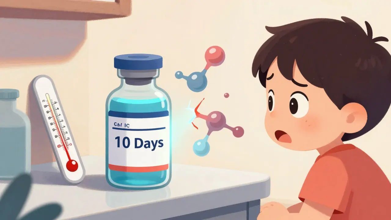 Flüssige Antibiotika und neu angesetzte Suspensionen: Kurze Haltbarkeit verstehen