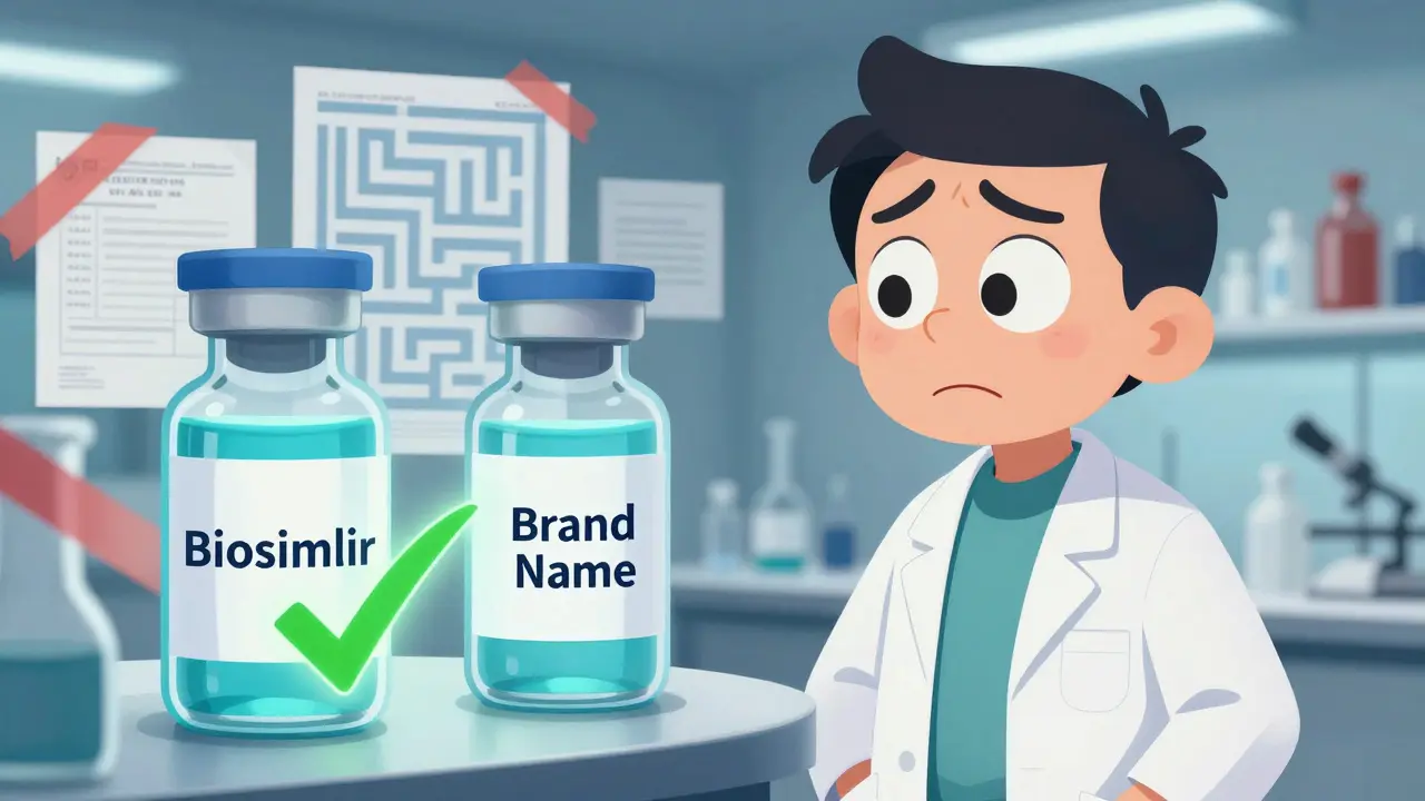Wissenschaftler vergleicht Biosimilika und Markenmedikamente