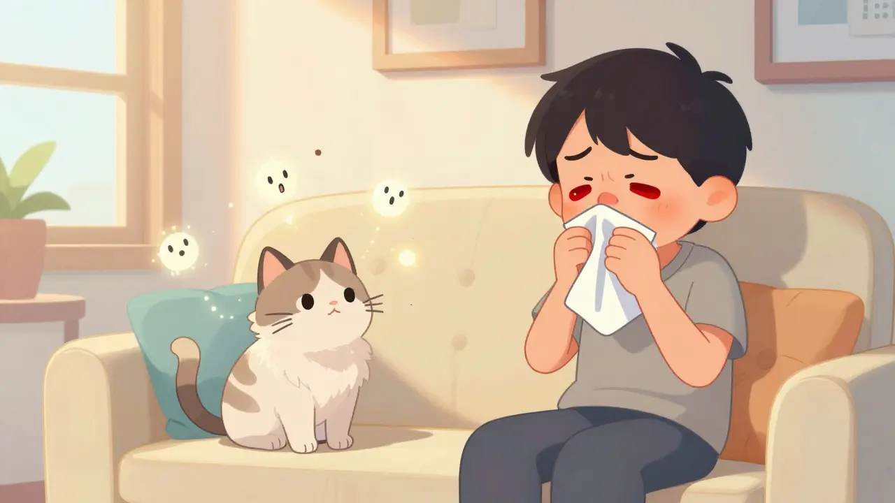 Tierallergien: So reduzieren Sie Tierhaare und schaffen ein allergenarmes Zuhause
