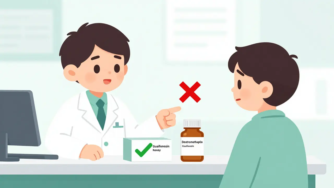 Apotheker empfiehlt sichere Hustenmittel-Alternativen gegenüber Dextromethorphan